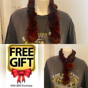 🎁FREE with $80 PURCHASE / Real fur scarf collar🎁